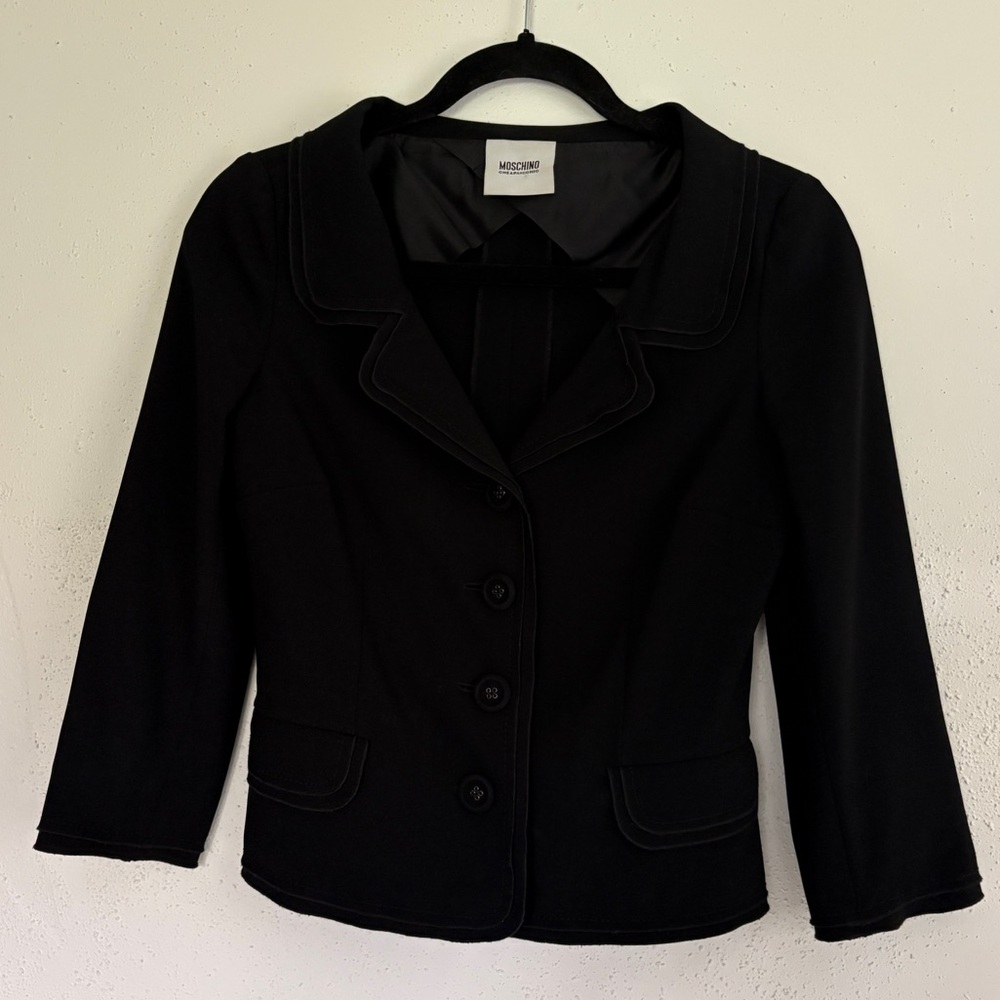 Moschino Black Designer Jacket